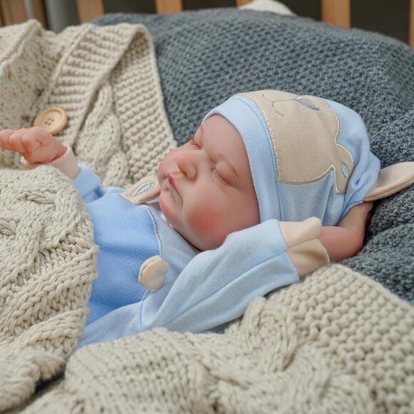 🆕20inch Soft Cloth Body Newborn Baby Poseable Limbs Lovella Doll  Reborn Baby - Picture 4 of 6